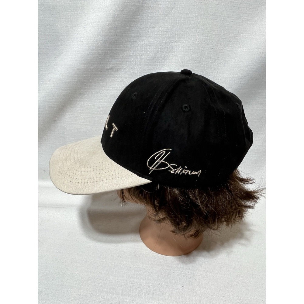 NEW BILT Golf Hat Cap Adjustable Strap  Black Graffiti Bill - Picture 2 of 7